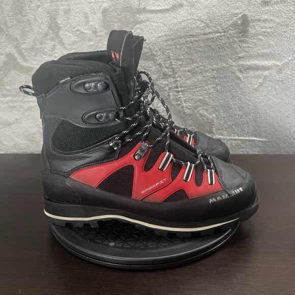 Mammut Raichle Hiking Boots Mens Size 10 Mamook GTX MS Black/ Red - Picture 1 of 13